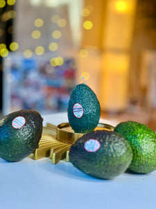  Avocado Shaped, Unique Design, Handcrafted Accent, Artisan Craftsmanship, Novelty Decor, Whimsical Gift, Creative Centerpiece, Fruit-Inspired Sculpture, Green Home Decor, Collectible Art Piece, Decorative Sculpture, Kitchen Decor, Modern Candle Holder, Quirky Home Accents, Fun Table Decor
