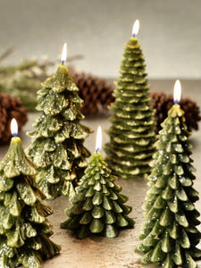 Pine Scented Candle, Handcrafted Holiday Decor, Festive Mantelpiece Candle, Winter Celebration Centerpiece, Cozy Christmas Atmosphere, Unique Tree-shaped Candle, Seasonal Illumination, Christmas Eve Candlelight, Ornamental Holiday Lighting, Christmas Tabletop Decor, Home for the Holidays Candle