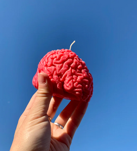 Realistic Human Brain Candle