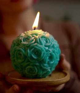 Flower Ball Candle: Illuminate Your Space with Floral Elegance