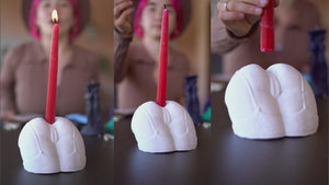 Playful Booty Candle Holder/Whimsical Cheeky Bum Decor/Cheeky Bottom Sculpture/Fun Booty Stand/Quirky Derriere Candle Decor/Sassy Candlestick/Playful Bum Ornament/Cheeky Tush Decor/Amusing Bottom Piece/Whimsical Booty Sculpture/Playful Derriere Stand/Fun Bum Accent/Flirty Booty Candle Stand/Amusing Backside Ornament/Playful Bottom Sculpture/Cheeky Tush Decor/Silly Cheeky Bum Ornament/Joyful Booty Decor/Cheeky Backside Sculpture/Amusing Tush Stand/Playful Derriere Decor