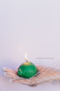 Super Realistic Lime Shaped  Soy Wax Candle