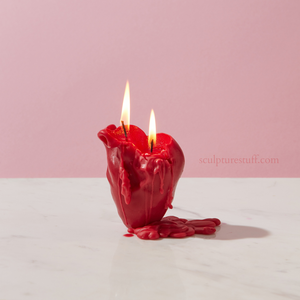 Heart candle deals