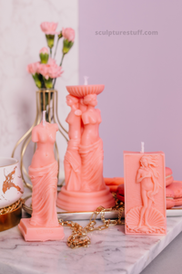  Greek Goddess Candle, Mythology Decor, Divine Scent, Ancient Greece, Pantheon Art, Mythical Beauty, Deity Inspired, Olympus Home, Worship Candle, Power Aromatherapy, Legendary Fragrance, Immortal Sculpture, Goddess-themed Décor