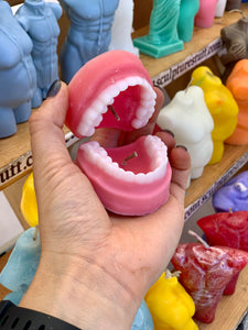 Super Realistic Teeth candles (top & bottom jaw set)