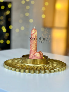 Golden genitalia soy wax candles