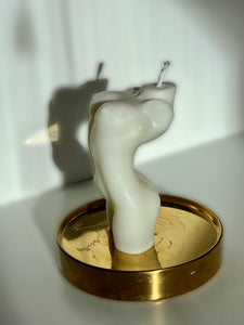 Arched Back Female Candle