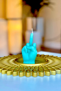 middle finger, candle, rebellion, protest, defiance, expression, gesture, humor, unconventional, statement, controversy, controversial, bold, irreverent, dissent, iconoclast, nonconformity, rebellion, unconventional art