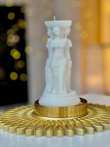  Greek Goddess Candle, Mythology Decor, Divine Scent, Ancient Greece, Pantheon Art, Mythical Beauty, Deity Inspired, Olympus Home, Worship Candle, Power Aromatherapy, Legendary Fragrance, Immortal Sculpture, Goddess-themed Décor