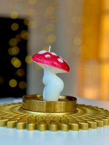 Mushroom Lady Soy Wax Candle  | Goddess Mushroom Candles | Magic Mushroom Decoration