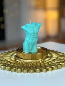 Artistic Male Bust Candle