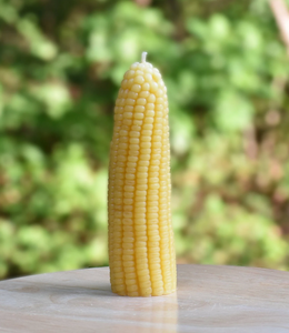 Corn on the cob real size pillar taper candle