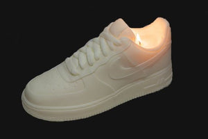 Unique and detailed Nike Air Force 1 Candle, a sneaker-shaped decorative sculpture candle. Crafted with precision, this high-quality candle adds a touch of urban flair to any space. Ideal gift for him, perfect for the holiday season. Limited stock availabl