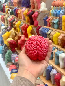 Human brain candle