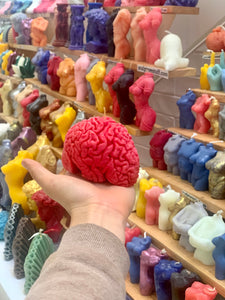 Human brain candle