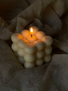 EXTRA LARGE bubble shaped candle / Designer Aesthetic Decor/  Decorative Candles for Home and Gifts
